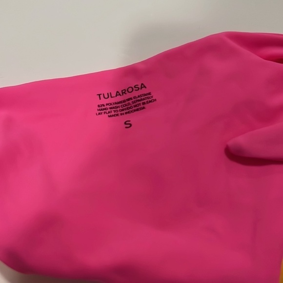 Tularosa Nikki Bottom Sorbet Yellow Pink Tie Revolve Size Small S - Picture 6 of 7